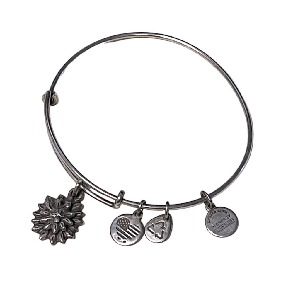 Alex and Ani Flower Expandable Bracelet